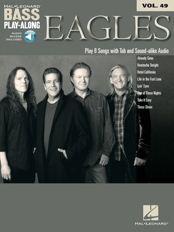 Eagles Bass Playalong V49 Bk/ola