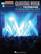 Classic Rock Trombone Easy Instrumental Playalong Bk/ola