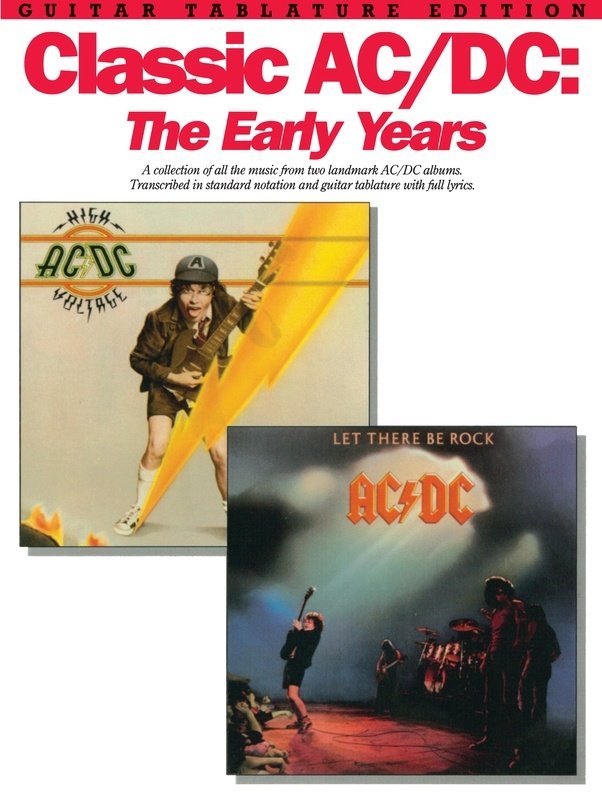 Classic Ac/dc the Early Years Guitar Tab Rv
