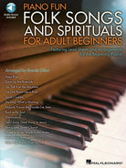 Piano Fun Folk Songs Spirituals Adult Beginners Bk/ola