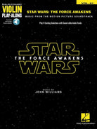 Star Wars Force Awakens Violin Playalong V61 Bk/ola