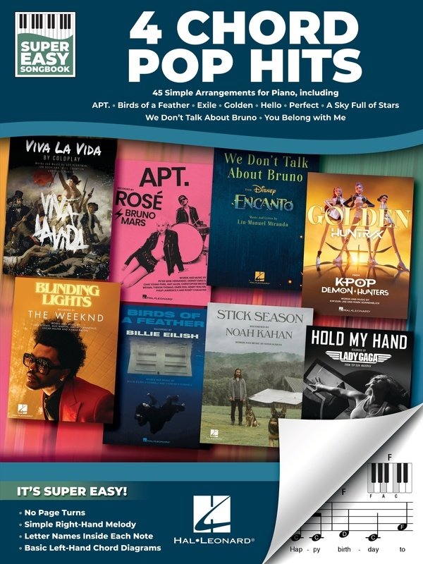 4 Chord Pop Hits Super Easy Songbook