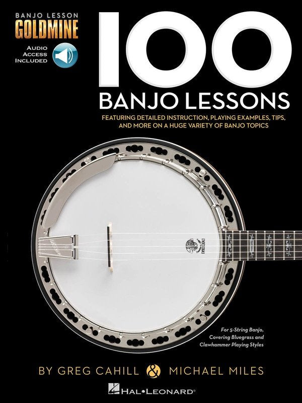 100 Banjo Lessons Goldmine Series Bk/ola