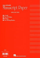 DELUXE MANUSCRIPT PAD 96PG RED AUSTRALIAN