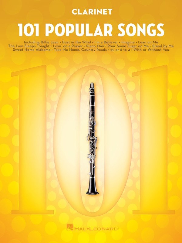 101 POPULAR SONGS FOR CLARINET