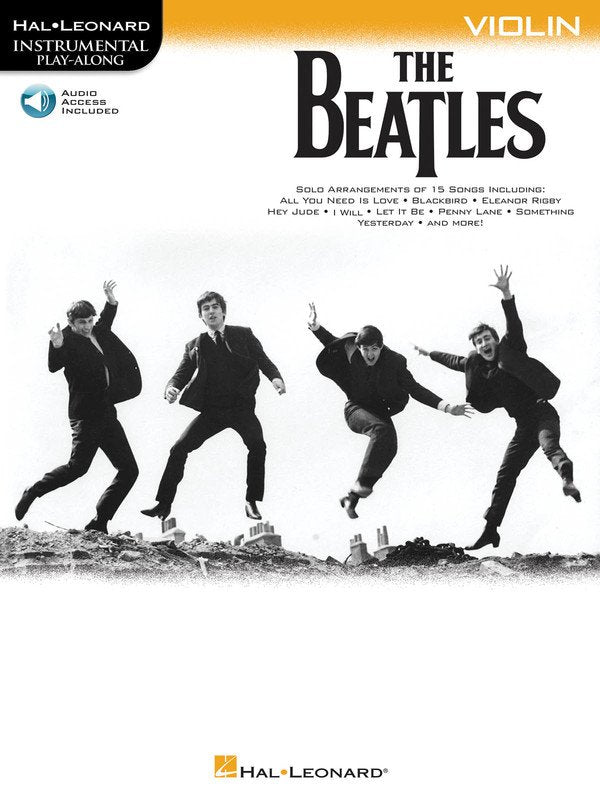 BEATLES INSTRUMENTAL PLAYALONG VIOLIN BK/OLA