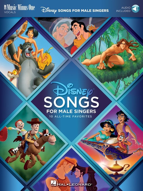 Disney Songs for Male Singers Mmo Bk/ola