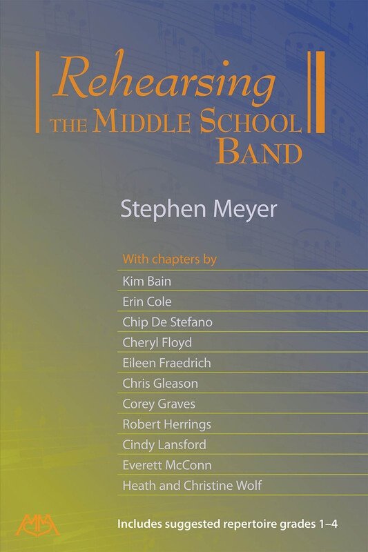 Rehearsing the Middle School Band