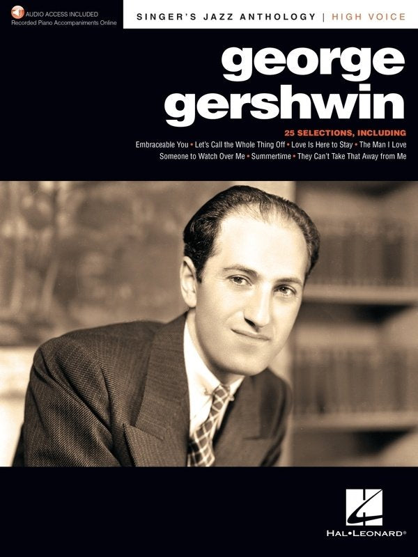 George Gershwin Singers Jazz Anth High Voice Bk/ola
