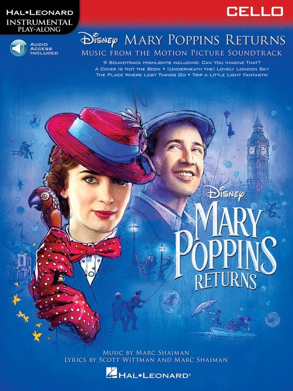 Mary Poppins Returns for Cello Bk/ola