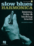 Slow Blues Harmonica Lessons/licks/backing Tracks Bk/ola
