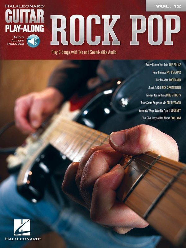Rock Pop Guitar Playalong V12 Bk/ola