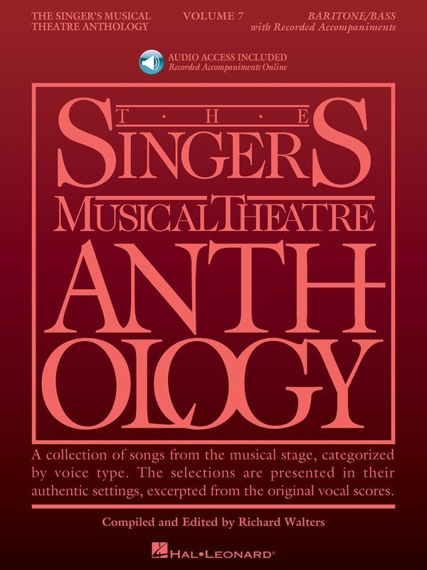 Singers Musical Theatre Anth V7 Baritone/bass Bk/ola