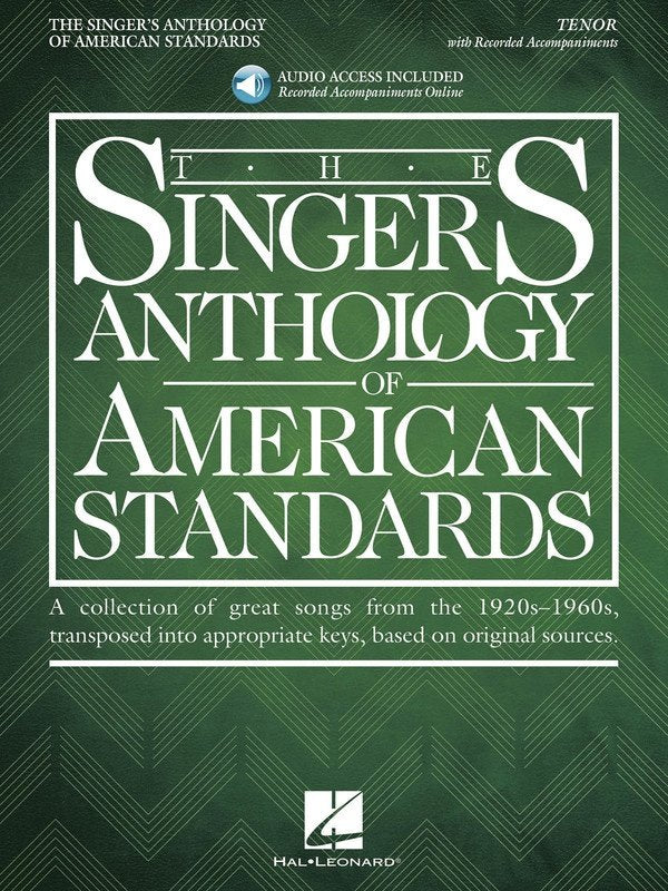 Singers Anth American Standards Tenor Bk/ola