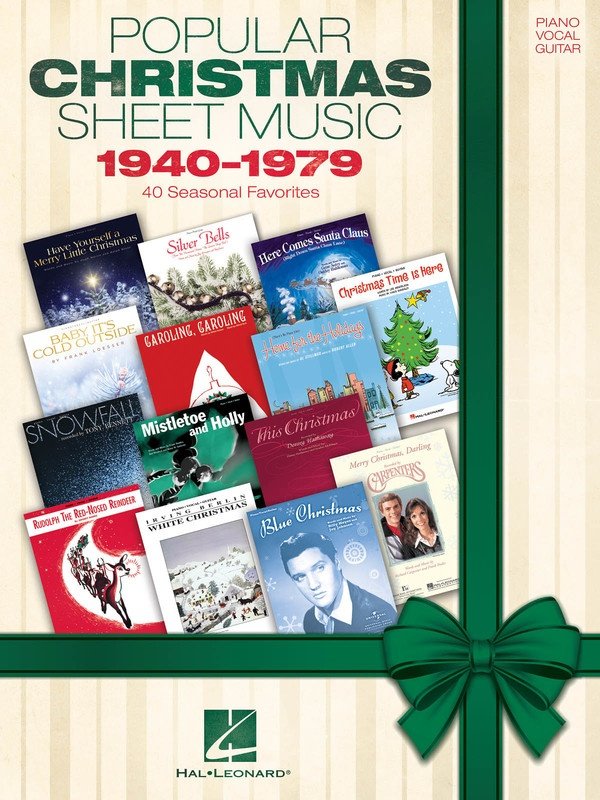 Popular Christmas Sheet Music 1940-1979 Pvg