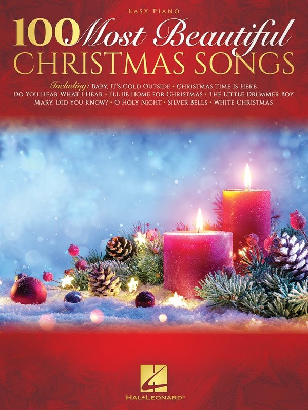 100 Most Beautiful Christmas Songs Easy Piano