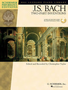 Bach - Two Part Inventions Bk/ola Spe