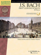 First Lessons in Bach 28 Pieces Bk/ola Spe