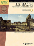 Bach - Nineteen Little Preludes Bk/ola Spe