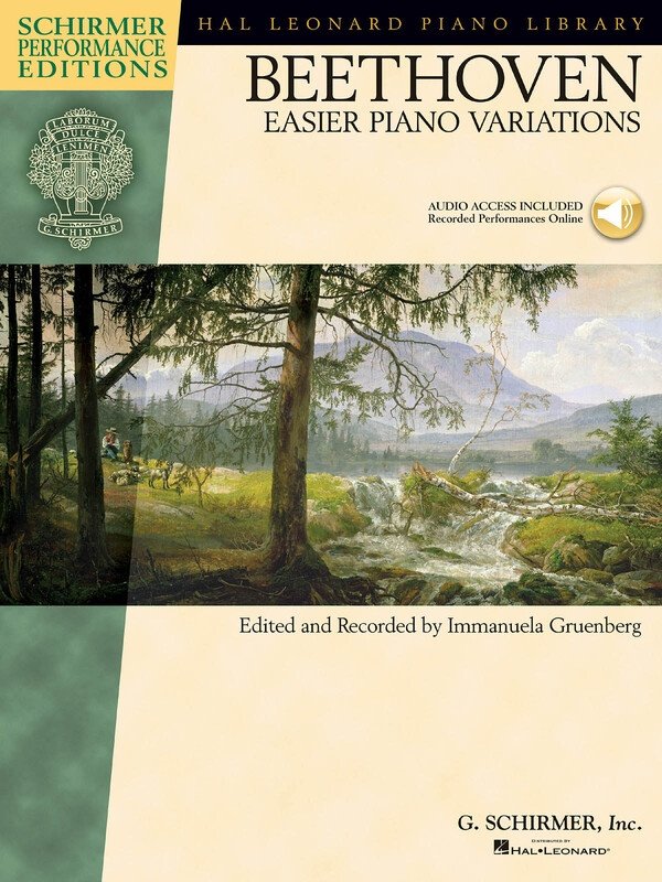 Beethoven Easier Piano Variations Spe Bk/cd