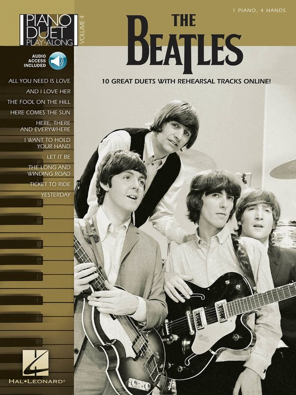 The Beatles Piano Duet Playalong V4 Bk/ola
