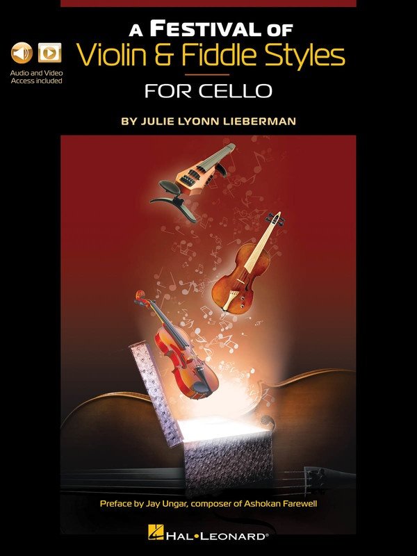A Festival of Violin & Fiddle Styles for Cello Bk/olm