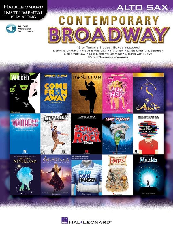 Contemporary Broadway for Alto Sax Bk/ola