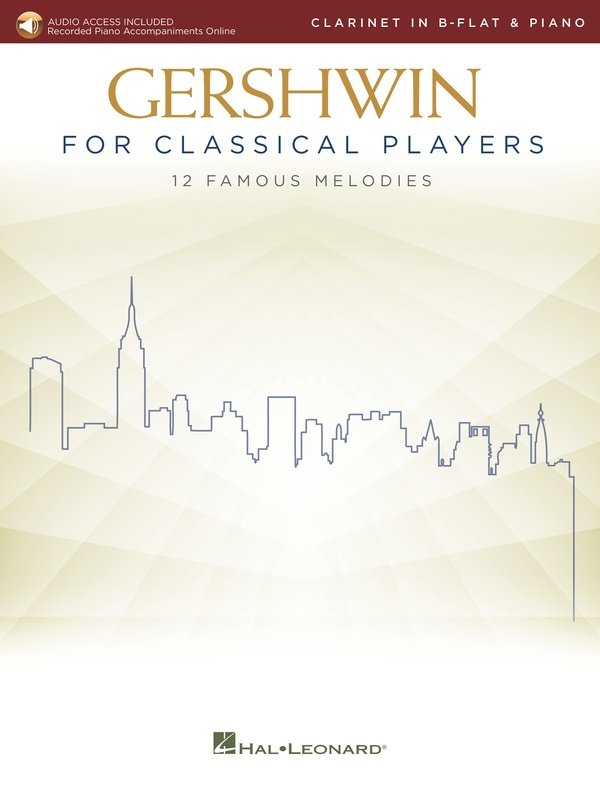 Gershwin for Classical Players Clarinet/piano Bk/ola