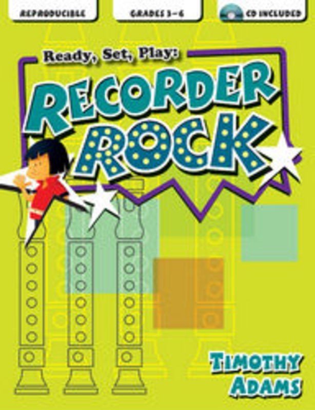 Ready Set Play Recorder Rock Bk/cd