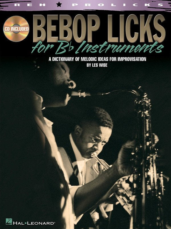 Bebop Licks for B Flat Instruments Bk/cd