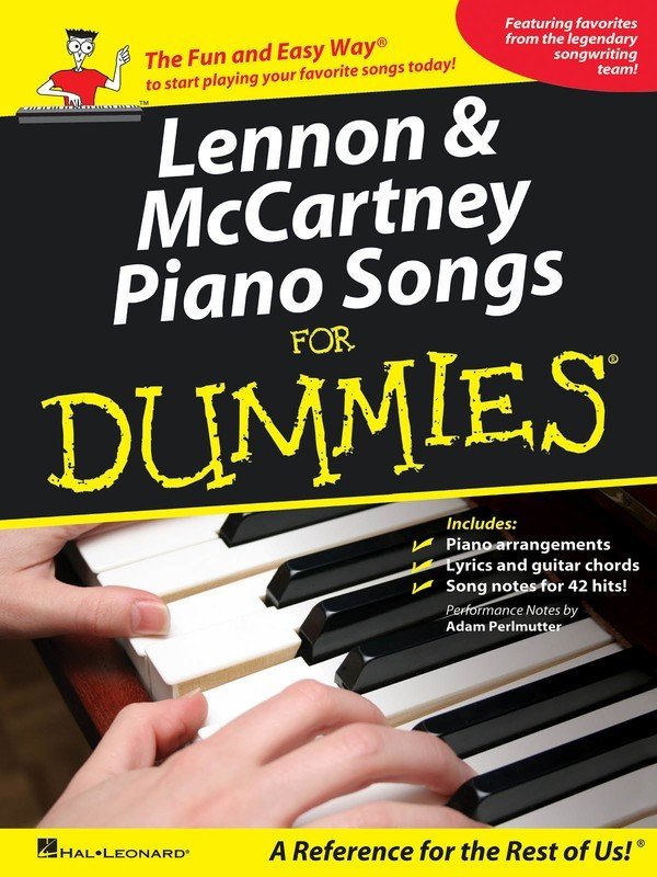 Lennon & Mccartney Piano Songs for Dummies Pvg
