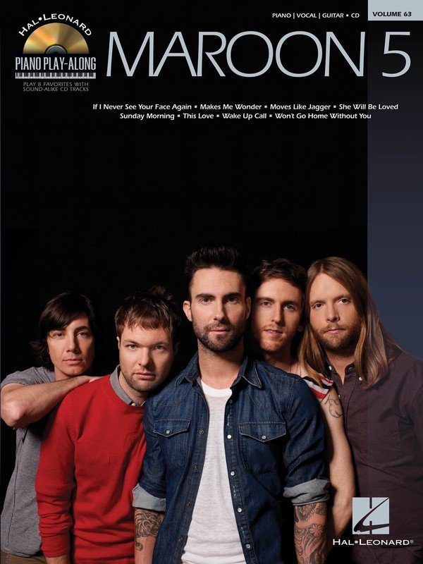 Maroon 5 Piano Play Along Bk/cd V63