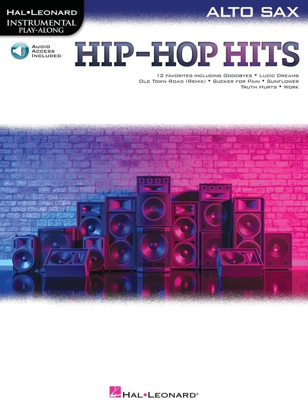 Hip-Hop Hits for Alto Sax Bk/ola
