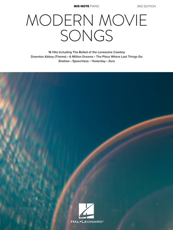 Modern Movie Songs Big Note Piano 3rd Edition