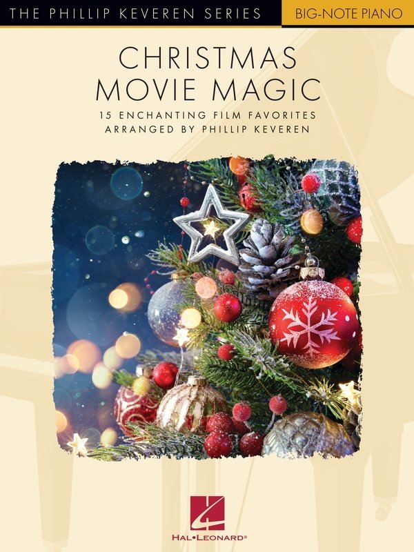 Christmas Movie Magic Keveren Big Note Piano