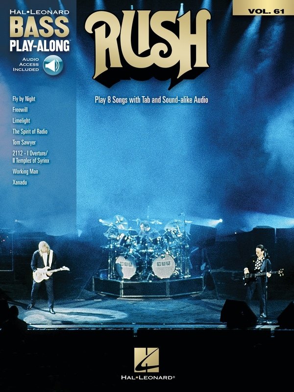 Rush Bass Playalong V61 Bk/ola