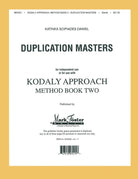 Kodaly Approach Ii-Transparencies
