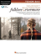 Taylor Swift - Selections Folklore/evermore Tenor Sax Bk/ola