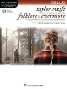 Taylor Swift - Selections Folklore/evermore Cello Bk/ola
