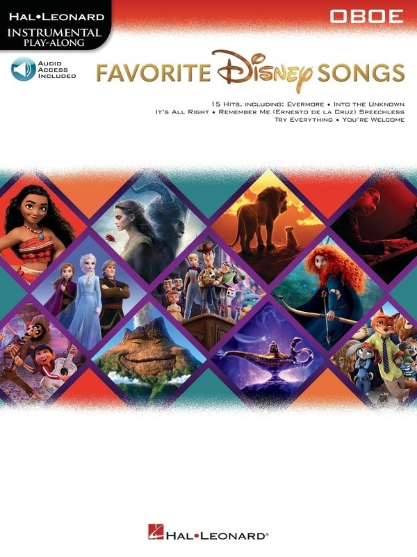 Favorite Disney Songs for Oboe Bk/ola
