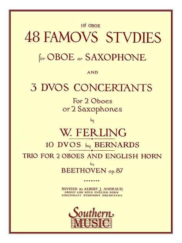 Famous Studies 48 First Oboe