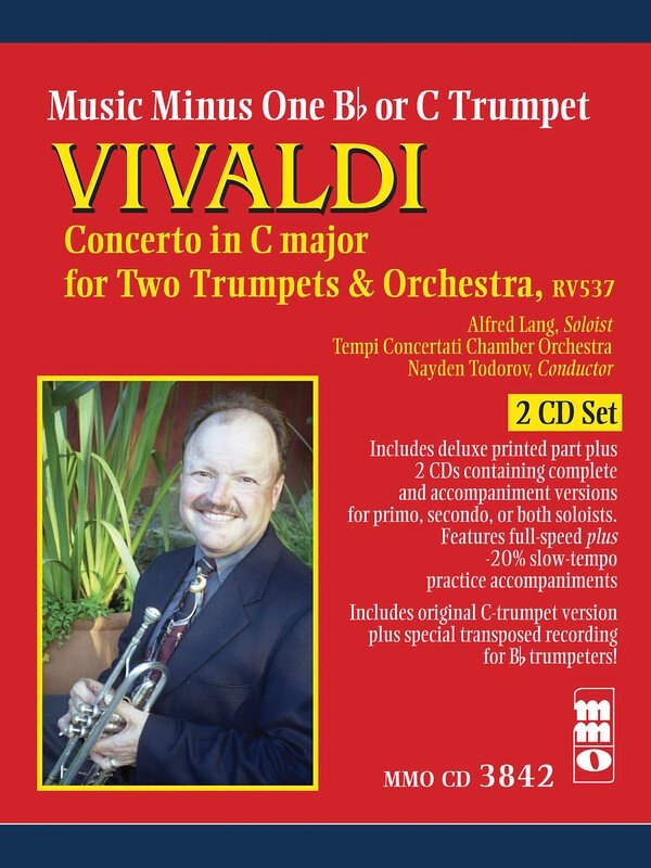 Vivaldi Concerto for Two Trumpets Bk/cd