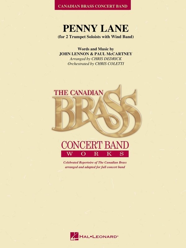 Penny Lane for 2 Trumpet Soloists/concert Band Cb4 Sc/pts