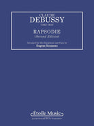 Debussy - Rhapsody Alto Sax/piano Arr Rousseau