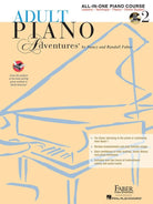ADULT PIANO ADVENTURES ALL IN ONE BK 2 BK/2CDS