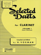 SELECTED DUETS VOL 1 CLARINET EASY/MEDIUM