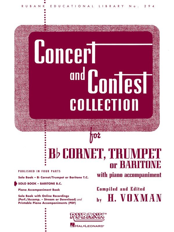 Concert and Contest Baritone/euphonium Bass Clef