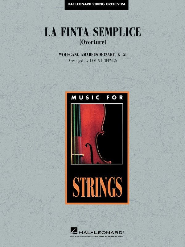 La Finta Semplice (overture) So3-4 Sc/pts