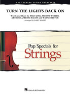 Turn the Lights Back on for String Orchestra So3-4 Sc/pts