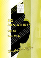 Wiggins - 6 Miniatures Op 63 for Solo Viola